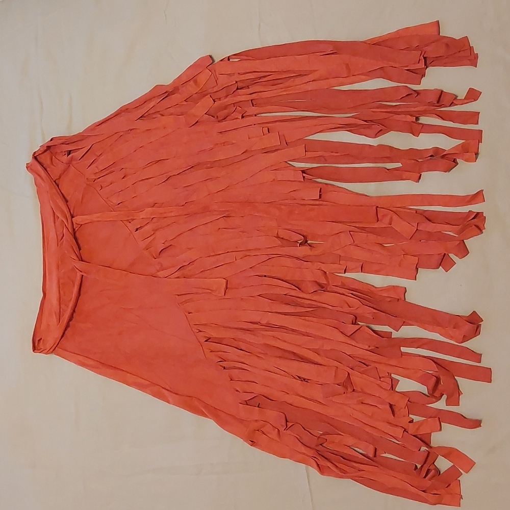 Wrap Skirt With Fringe